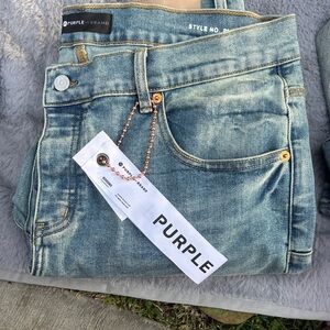Purple Brand Men's Skinny Jeans - Light Blue